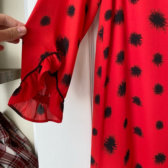 Who What Wear Ruffle Mini Dress - Picture 4 of 8